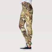 Leggings herbe sauvage abstraite (Gauche)