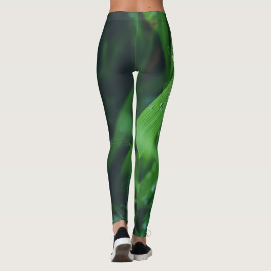 Leggings Herbe verte (Dos)