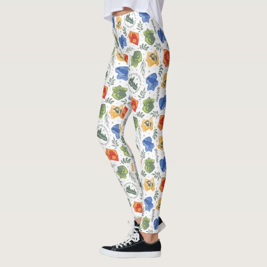 Leggings Hérbologie magique HOGWARTS™ Maisons Motif (Gauche)
