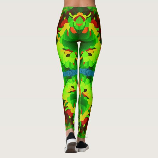 Leggings Herbstfarben (Achterkant)