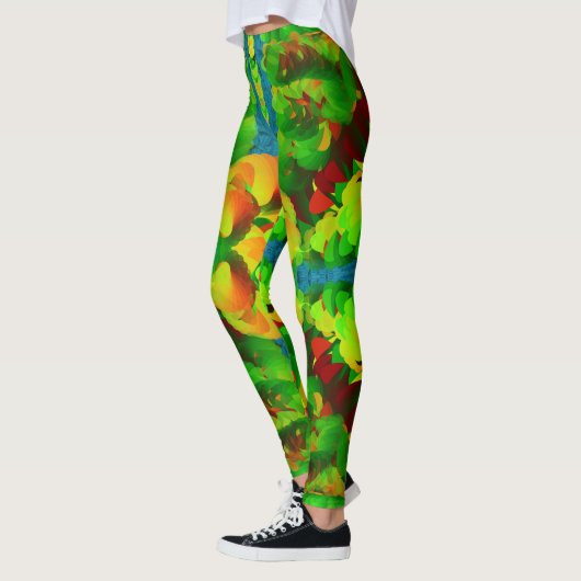 Leggings Herbstfarben (Links)