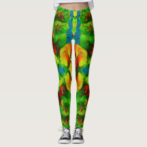 Leggings Herbstfarben