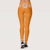 Leggings Hermes, Laurels, Clé grecque, Hermes Wings Designe (Dos)