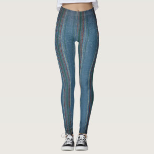 LEGGINGS HÉROS BLEU IMPRIMÉS