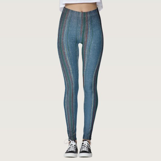 LEGGINGS HÉROS BLEU IMPRIMÉS (Devant)