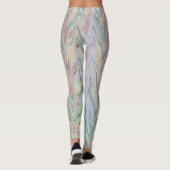 Leggings Herringbone Abstrait - rose/large (Dos)
