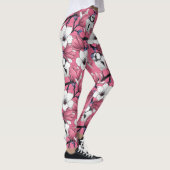 Leggings Heure du printemps en rose (Droite)