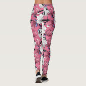 Leggings Heure du printemps en rose (Dos)