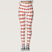 Leggings Heureuse Sainte-Valentin (Devant)