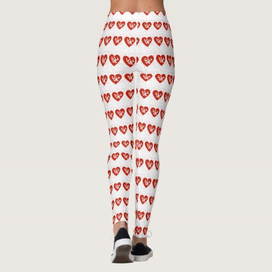 Leggings Heureuse Sainte-Valentin (Dos)