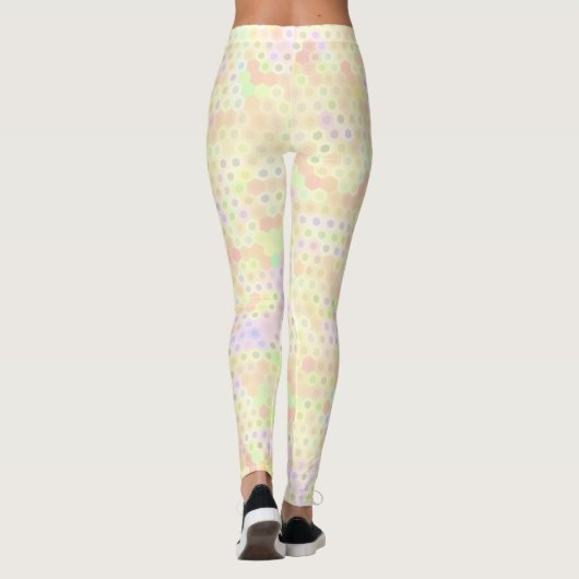 Leggings Hexagon coloré (Dos)