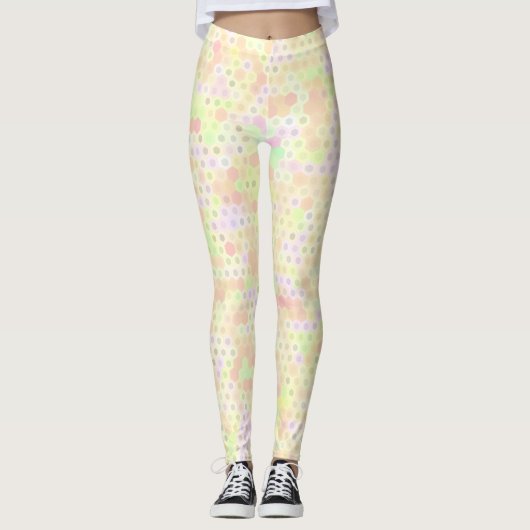 Leggings Hexagon coloré (Devant)