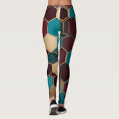 Leggings Hexagon patern (Dos)