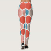 Leggings hexagone monochrome (Dos)