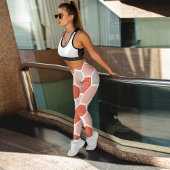 Leggings hexagone monochrome