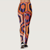 Leggings Hexagons d'Halloween (Dos)