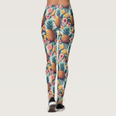 Leggings Hibiscus et ananas (Dos)