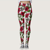 Leggings Hibiscus et colibris (Devant)