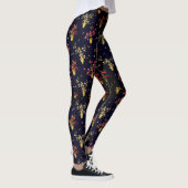 Leggings Hibiscus Floral à l'écran (Droite)