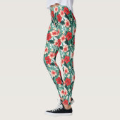 Leggings Hibiscus Flowered  (Gauche)