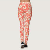 Leggings Hibiscus hawaïens de Kapalua Pareau (Dos)