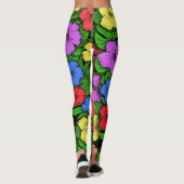 Leggings Hibiscus & Monstera #4 (Dos)