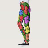 Leggings Hibiscus & Monstera #4 (Gauche)