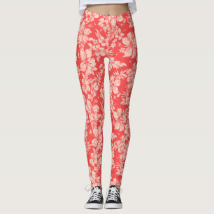 Leggings Hibiscus Pareau en détresse Hawaiian Tropical