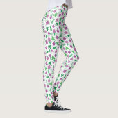Leggings Hibiscus pourpre (Droite)