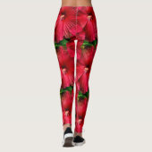 Leggings Hibiscus rouge....... (Dos)