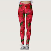 Leggings Hibiscus rouge....... (Devant)