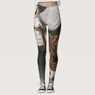 Leggings Hiboux de grange, les oiseaux de l'Amérique John
