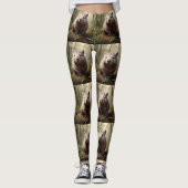Leggings "Hidden in the Bush : An Aussie Wombat in the Wild (Devant)