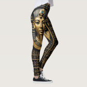 Leggings hiéroglyphes d'or égyptien (Droite)