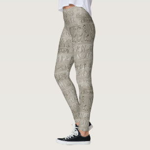 Leggings Hiéroglyphes égyptiens Grand Motif