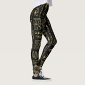Leggings Hiéroglyphes et or égyptiens de divinités sur le (Droite)