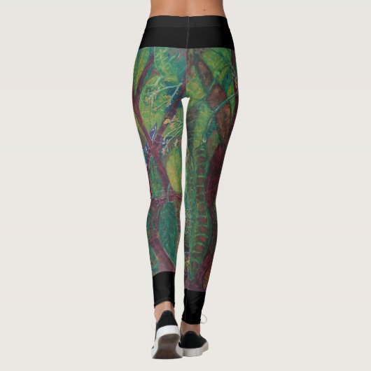 Leggings Higle des colibris (Dos)