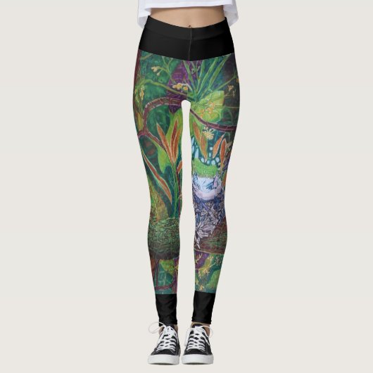 Leggings Higle des colibris (Devant)