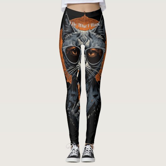 Leggings Hip Cat cool Thunder_Cove (Devant)