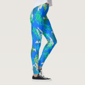 Leggings Hip hop Street Arts Motif B Blue BG (Droite)