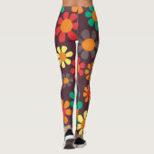 Leggings Hippie Daisy Retro  (Dos)