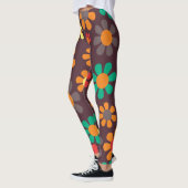 Leggings Hippie Daisy Retro  (Gauche)
