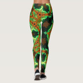 Leggings Hippie psychédélique (Dos)