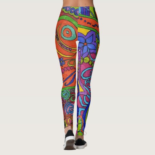 Leggings hippies femmes (Dos)