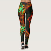 Leggings hippies psychédéliques (Dos)