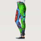 Leggings hippies psychédéliques (Gauche)