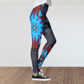 Leggings hippies psychédéliques