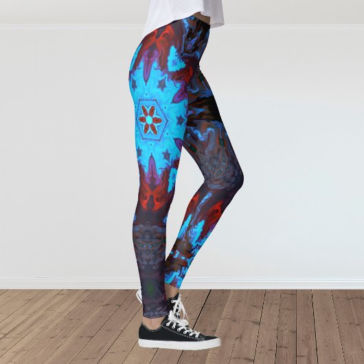 Leggings hippies psychédéliques