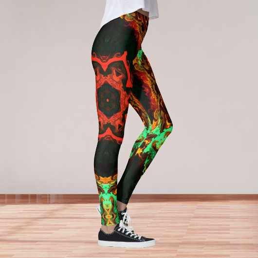 Leggings hippies psychédéliques