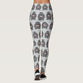 Leggings Hippo Design You Choose Background Colour (Dos)